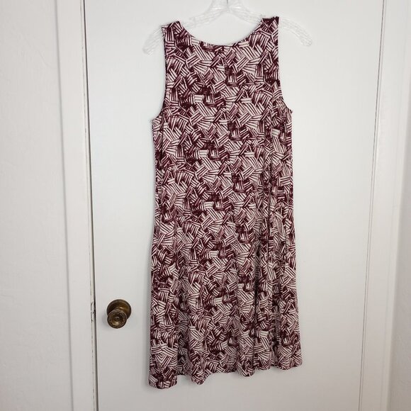 Garnet Hill Button Front Knit Tank Dress - Picture 6 of 8